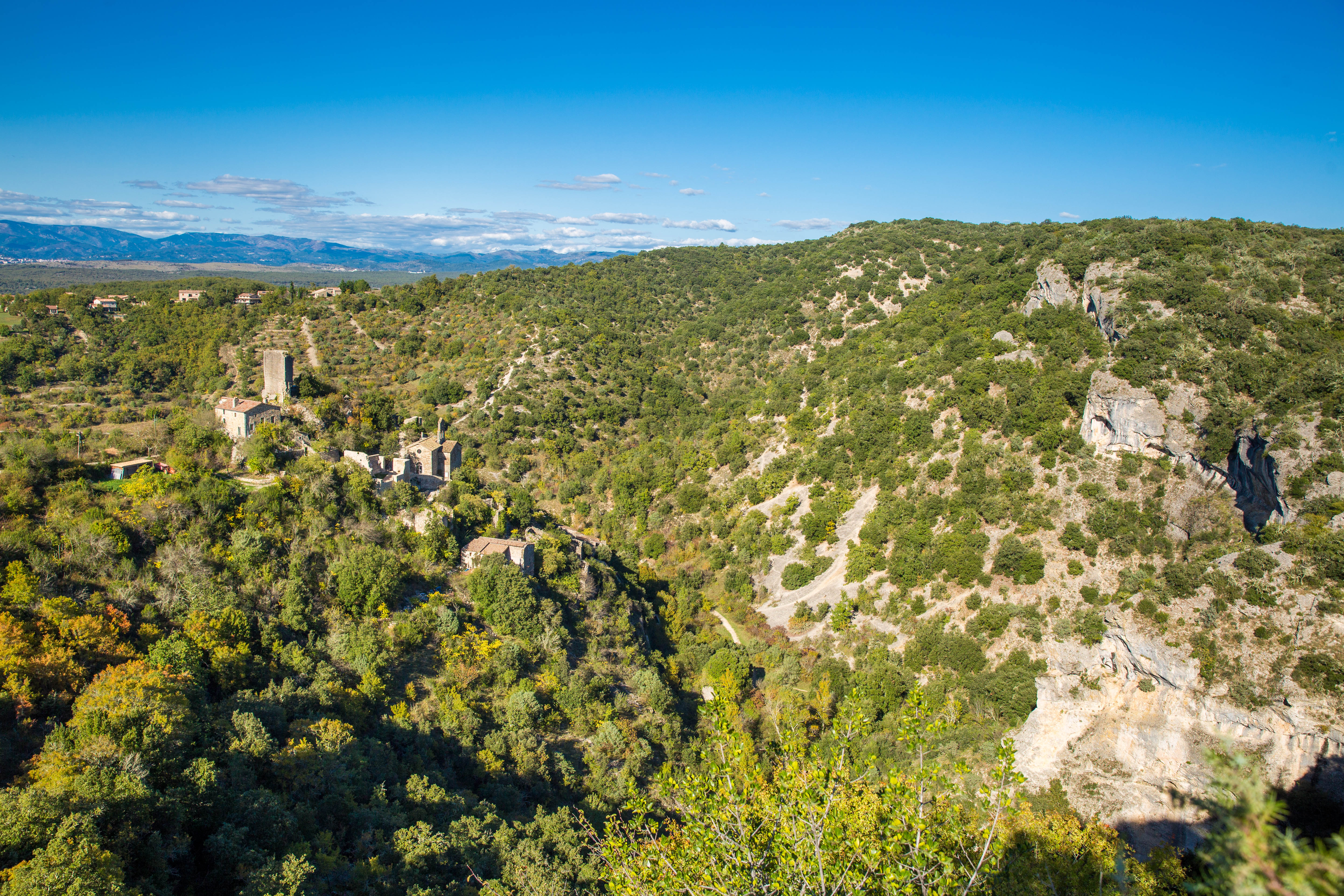 Point de vue depuis le sentier en balcon