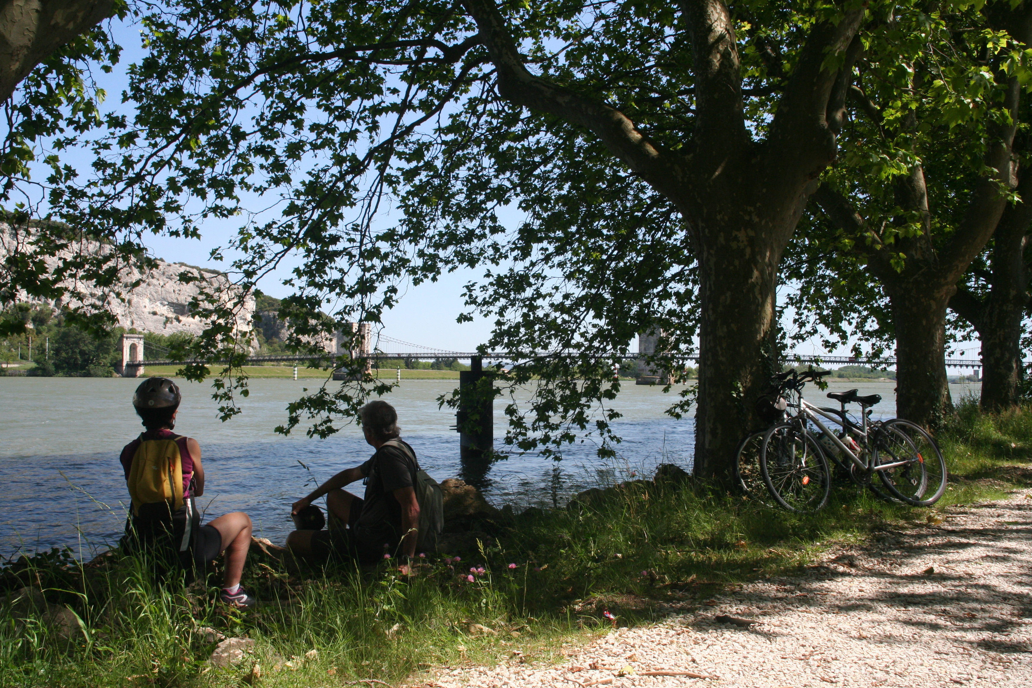 Le pont du Robinet à la sortie du défilé